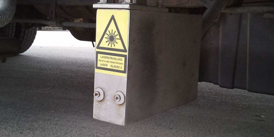 Texturlaser im SKM-Fahrzeug