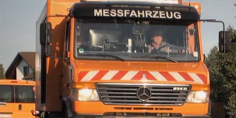 SKM-Messfahrzeug im Einsatz